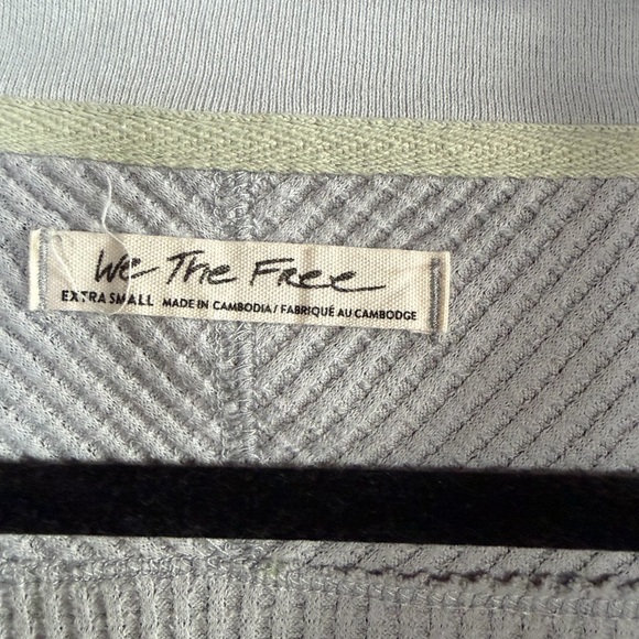 Free People We The Free Monterey Thermal Top XS(oversized) - Picture 4 of 5